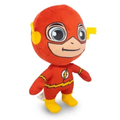 Dog Toy Squeaker Plush - DC Super Friends Collection Chibi Flash Full Body Standing Pose