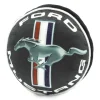 Dog Toy Squeaker Plush - FORD MUSTANG Tri-Bar Logo Script Round