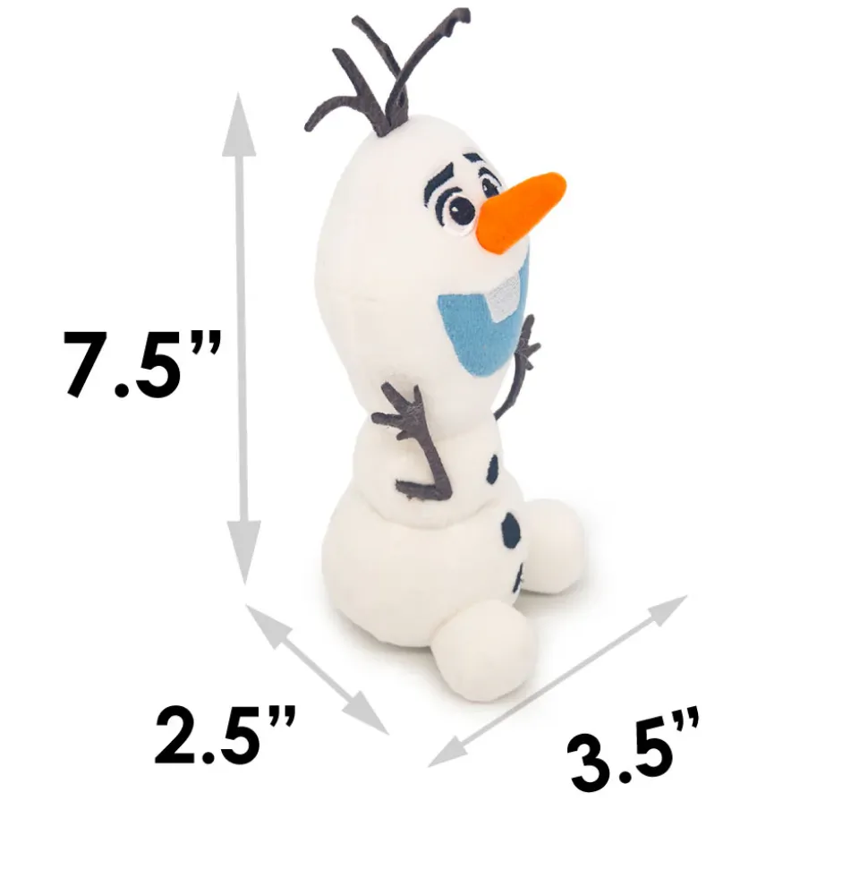 Dog Toy Squeaker Plush - Frozen Olaf Surprised Sitting Pose