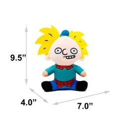 Dog Toy Squeaker Plush - Hey Arnold! Arnold Full Body Sitting Pose