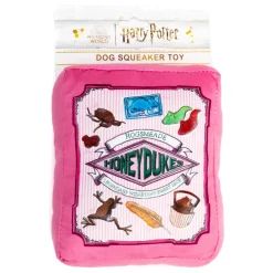 Dog Toy Squeaker Plush - Harry Potter Honeydukes Sweet Shop Candy Box Replica