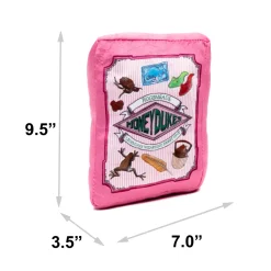 Dog Toy Squeaker Plush - Harry Potter Honeydukes Sweet Shop Candy Box Replica
