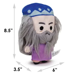 Dog Toy Squeaker Plush - Harry Potter Dumbledore Standing Charm Full Body Pose