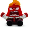 Dog Toy Squeaker Plush - Inside Out Anger Full Body Sitting Pose