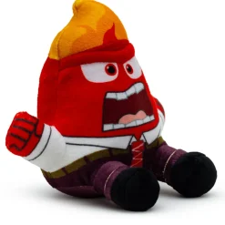 Dog Toy Squeaker Plush - Inside Out Anger Full Body Sitting Pose