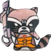 Dog Toy Squeaker Plush - Kawaii Rocket Raccoon Angry Pose