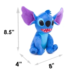 Dog Toy Squeaker Plush - Lilo and Stitch Stitch Full Body Sitting Pose