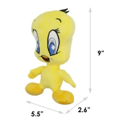 Dog Toy Squeaker Plush - Looney Tunes Tweety Bird Full Body