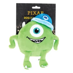 Dog Toy Squeaker Plush - Monsters, Inc. Mike Full Body Sitting Pose