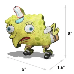 Dog Toy Squeaker Plush - Mocking SpongeBob SquarePants Pose
