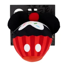 Dog Toy Squeaker Plush - Mickey Mouse Cupcake with Ears Red