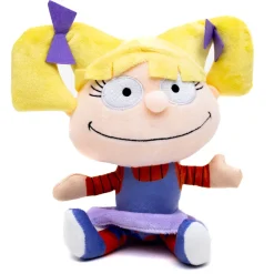 Dog Toy Squeaker Plush - Rugrats Angelica Pickles Full Body Sitting Pose
