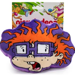 Dog Toy Squeaker Plush - Rugrats Chuckie Face