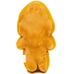 Dog Toy Squeaker Plush - Star Wars Holiday Mandalorian Santa Cookie Replica