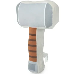 Dog Toy Squeaker Plush - Thor's Hammer Grays Browns