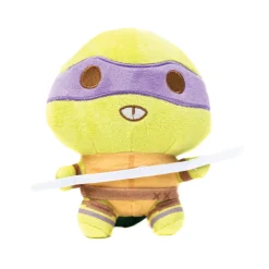 Dog Toy Squeaker Plush - Teenage Mutant Ninja Turtles Donatello Full Body Staff Pose Purple