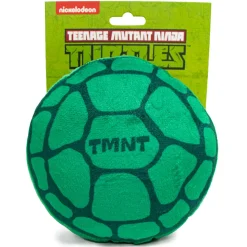 Dog Toy Squeaker Plush - TEENAGE MUTANT NINJA TURTLES Turtle Shell + Logo Greens Red White