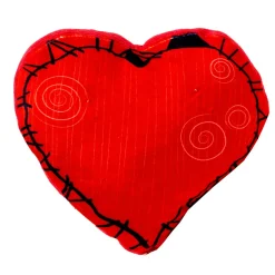 Dog Toy Squeaker Plush - The Nightmare Before Christmas Jack and Sally Heart Pose