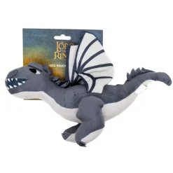Dog Toy Squeaker Plush - The Lord of the Rings Smaug Dragon Full Body Pose