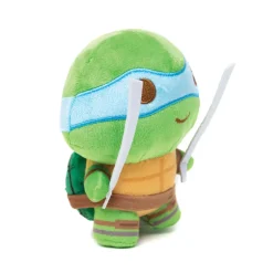 Dog Toy Squeaker Plush - Teenage Mutant Ninja Turtles Leonardo Full Body Sword Pose Blue