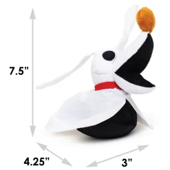 Dog Toy Squeaker Plush - The Nightmare Before Christmas Zero Pose
