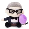 Dog Toy Squeaker Plush - Up Carl with Balloon Sitting Pose