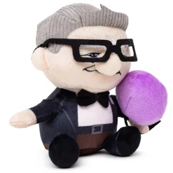 Dog Toy Squeaker Plush - Up Carl with Balloon Sitting Pose