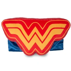 Dog Toy Squeaker Plush - Wonder Woman WW Logo with Cape