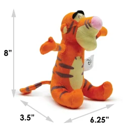 Dog Toy Squeaker Plush - Winnie the Pooh Tiggers Arms Up Sitting Pose