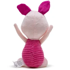 Dog Toy Squeaker Plush - Winnie the Pooh Piglet Arms Up Sitting Pose