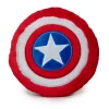 Dog Toy Squeaky Plush - Captain America Shield Red White Blue White