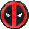 Dog Toy Squeaky Plush - Deadpool Logo Black Red White