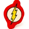 Dog Toy Squeaky Plush - Flash Icon Red White Yellow