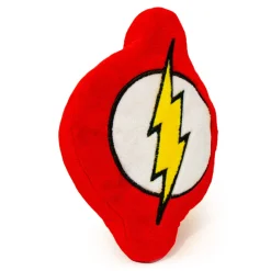 Dog Toy Squeaky Plush - Flash Icon Red White Yellow