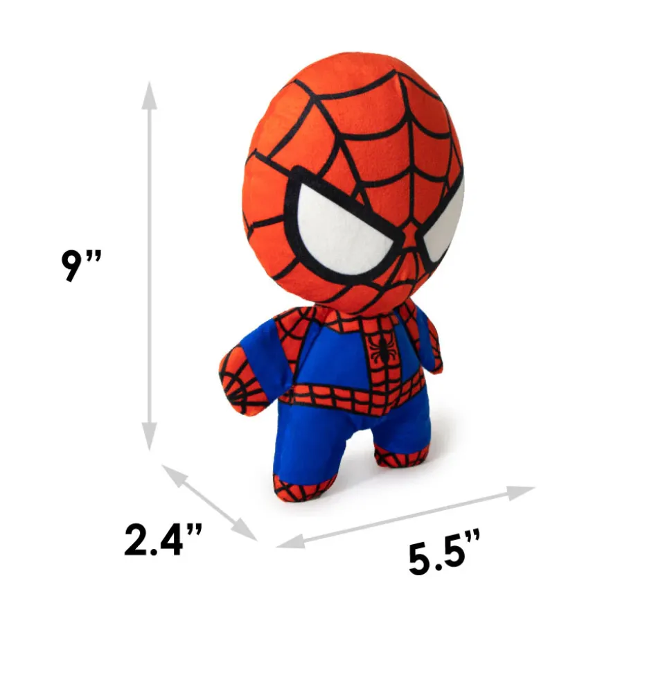 Dog Toy Squeaky Plush - Kawaii Spider-Man Standing Pose
