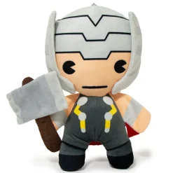 Dog Toy Squeaky Plush - Kawaii Thor with Hammer Standing Pose