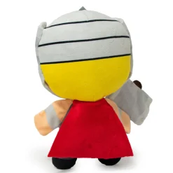 Dog Toy Squeaky Plush - Kawaii Thor with Hammer Standing Pose