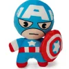 Dog Toy Squeaky Plush - Kawaii Captain America Standing Pose