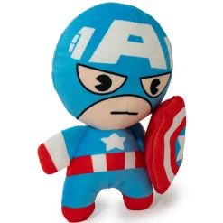 Dog Toy Squeaky Plush - Kawaii Captain America Standing Pose
