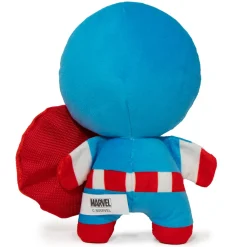Dog Toy Squeaky Plush - Kawaii Captain America Standing Pose