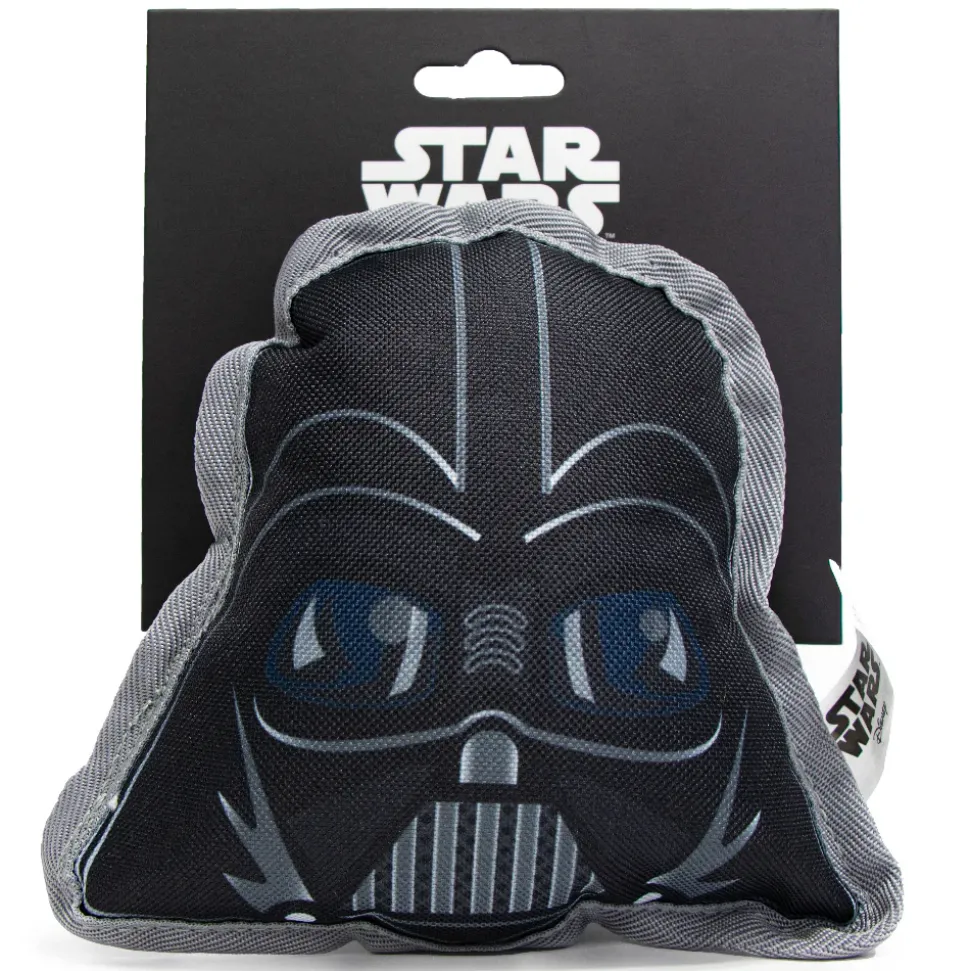 Dog Toy Squeaky Plush - Star Wars Darth Vader Head