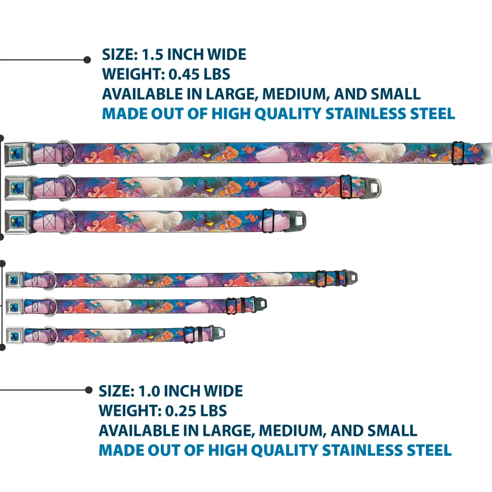 Dory Pose Seatbelt Buckle Collar - Dory & 5-Friends Under the Sea