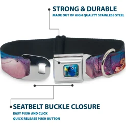 Dory Pose Seatbelt Buckle Collar - Dory & 5-Friends Under the Sea