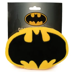 DTPT-BMDV Dog Toy Squeaky Plush - Batman Bat Icon Yellow Black