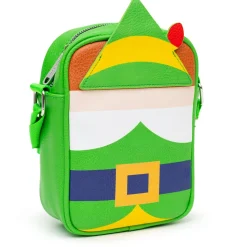 Elf Bag, Cross Body, Buddy The Elf Character Bound, Green, Vegan Leather