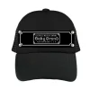 Embellishment Snap Back Hat BLACK - Full Color Strap - Chevrolet Motor Company Baby Grand Badge Black White