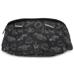 Fanny Pack - Friends Television Show Icons Outlines Scattered Black White