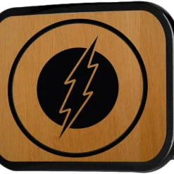 Flash Logo Reverse GW Black - Black Rock Star Buckle