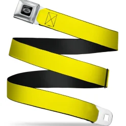 Ford Emblem Seatbelt Belt - Yellow Webbing