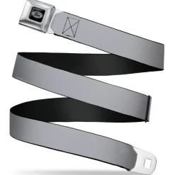 Ford Emblem Seatbelt Belt - Silver Webbing